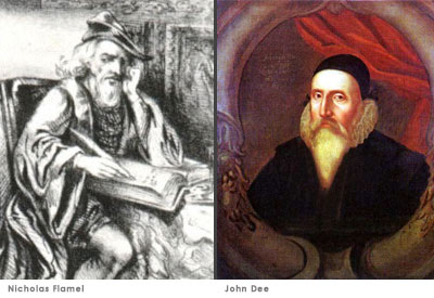 Nicholas Flamel et John Dee